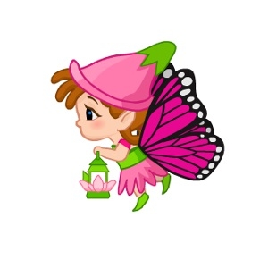 Pink Fantasy Butterfly Elfie